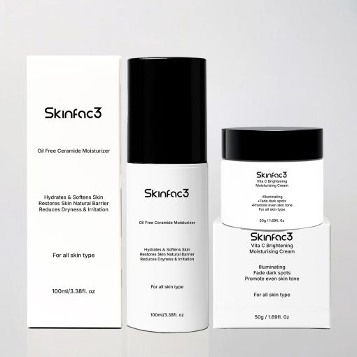 Skinfac3 Oil free moisturizer (100ml) & Vita c face cream (50g) - Image 3