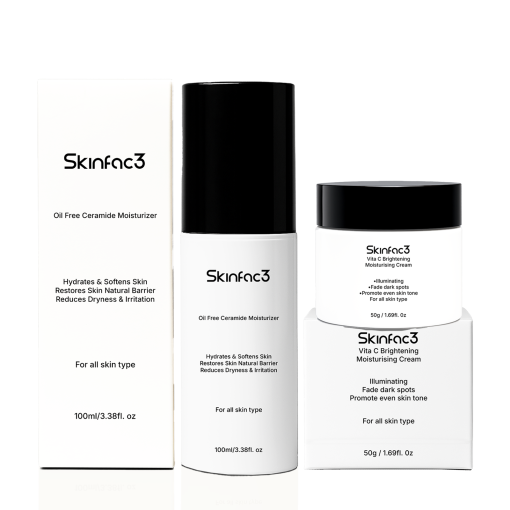 Skinfac3 Oil free moisturizer (100ml) & Vita c face cream (50g)